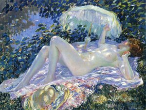Zonnebaden, ca. 1913